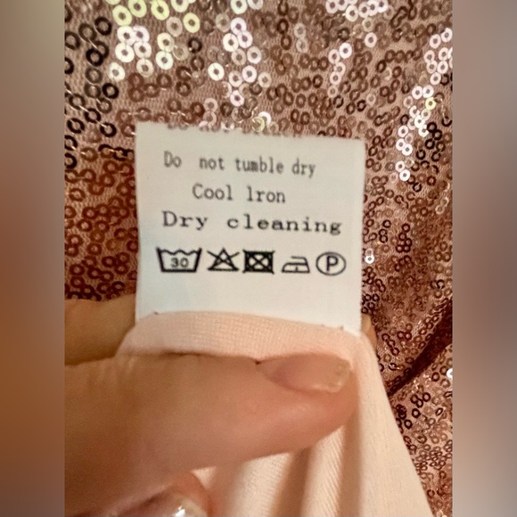 Rose Gold Sequin Tshirt - Picture 8 of 8